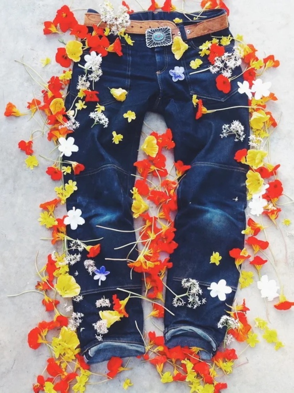 (Rare!) Gamine Slim Slouch Dungaree — straight leg